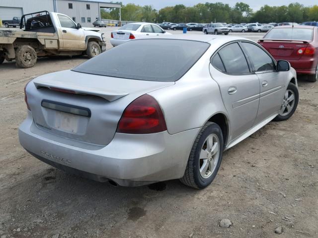 2G2WP552561287088 - 2006 PONTIAC GRAND PRIX ვერცხლისფერი ფოტო 4