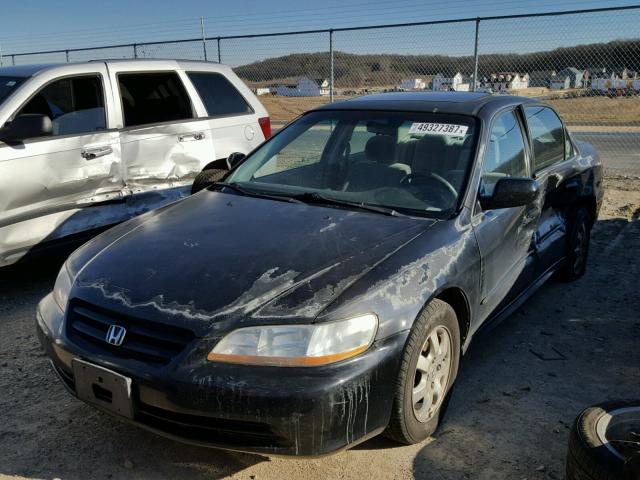 1HGCG66801A008461 - 2001 HONDA ACCORD EX BLACK photo 2