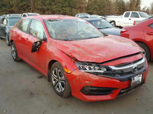 2HGFC2F59HH577165 - 2017 HONDA CIVIC LX RED photo 1