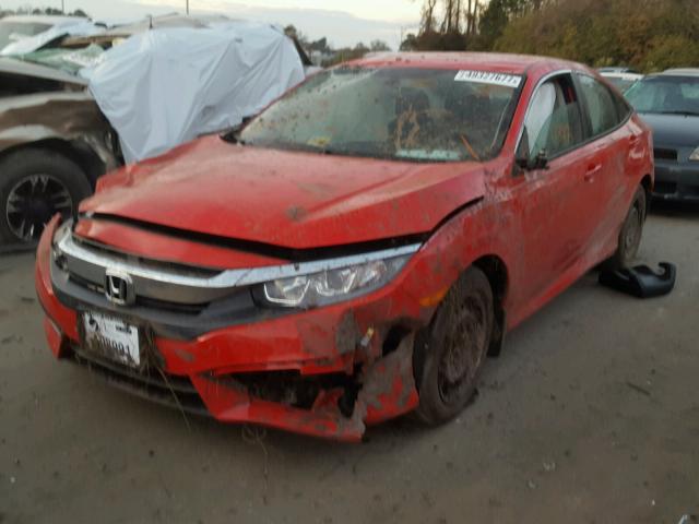 2HGFC2F59HH577165 - 2017 HONDA CIVIC LX RED photo 2