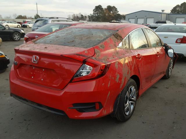 2HGFC2F59HH577165 - 2017 HONDA CIVIC LX RED photo 4