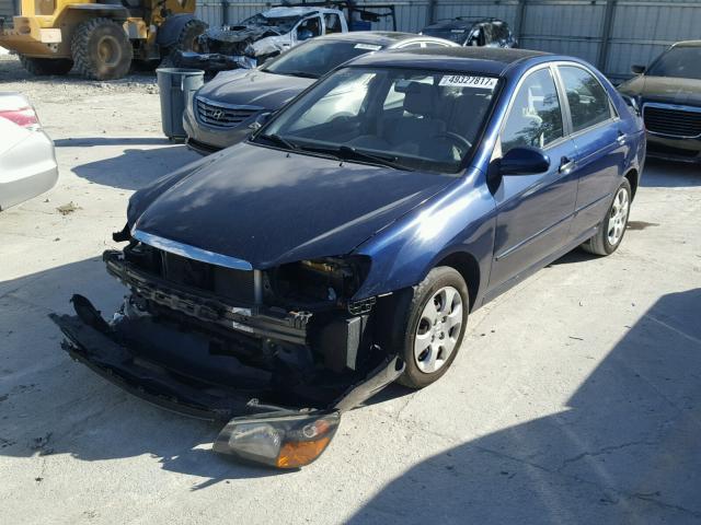 KNAFE221595626671 - 2009 KIA SPECTRA EX BLUE photo 2