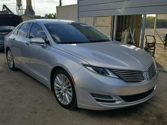 3LN6L2GK5DR801075 - 2013 LINCOLN MKZ SILVER photo 1