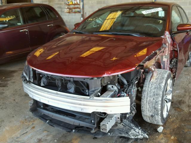 1C3CCCBG6FN518999 - 2015 CHRYSLER 200 S BURGUNDY photo 9