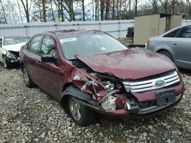 3FAFP07Z66R130793 - 2006 FORD FUSION SE MAROON photo 1