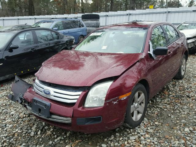 3FAFP07Z66R130793 - 2006 FORD FUSION SE MAROON photo 2