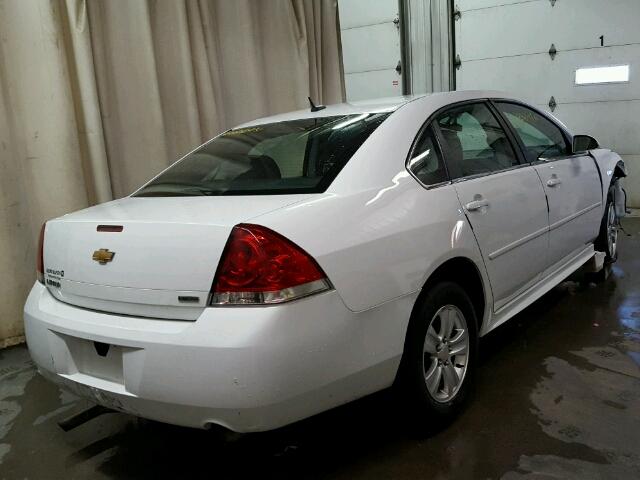 2G1WA5E3XF1160139 - 2015 CHEVROLET IMPALA LIM WHITE photo 4