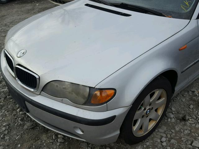 WBAEU33414PR07909 - 2004 BMW 325 XI SILVER photo 9