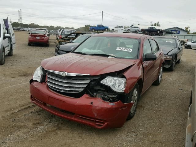 1C3LC46KX8N218759 - 2008 CHRYSLER SEBRING LX RED photo 2