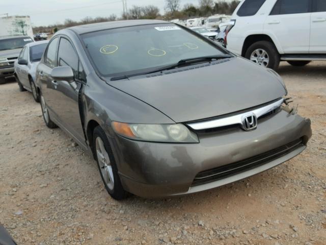 1HGFA16826L038364 - 2006 HONDA CIVIC EX GRAY photo 1