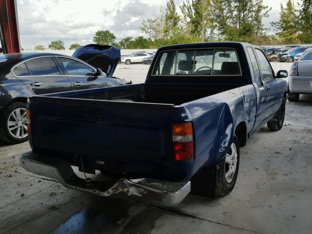 JT4RN93P4P5077814 - 1993 TOYOTA PICKUP 1/2 BLUE photo 4