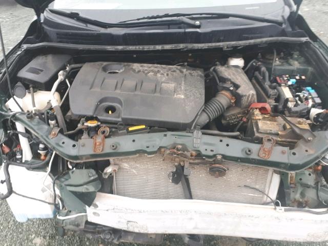 2T1KU4EEXCC822159 - 2012 TOYOTA COROLLA MA GREEN photo 7