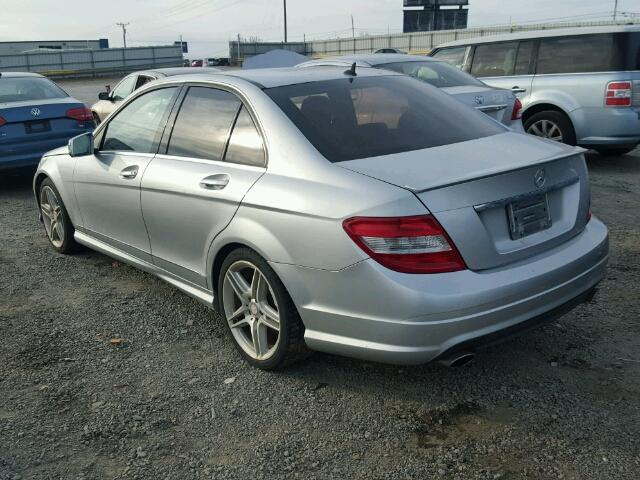 WDDGF5EB6AR130436 - 2010 MERCEDES-BENZ C 300 银色 照片 3