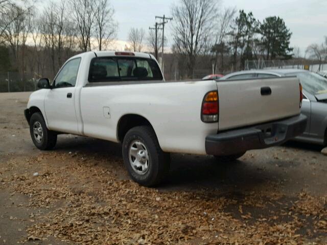 5TBJN32191S127334 - 2001 TOYOTA TUNDRA WHITE photo 3