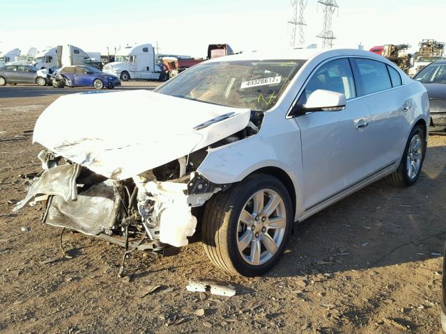 1G4GC5EC5BF354145 - 2011 BUICK LACROSSE C WHITE photo 2