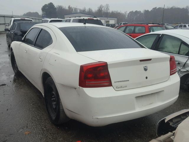 2B3KA43R28H116784 - 2008 DODGE CHARGER WHITE photo 3