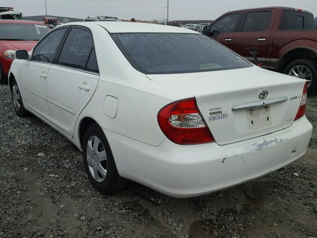 4T1BE32K93U255636 - 2003 TOYOTA CAMRY LE WHITE photo 3