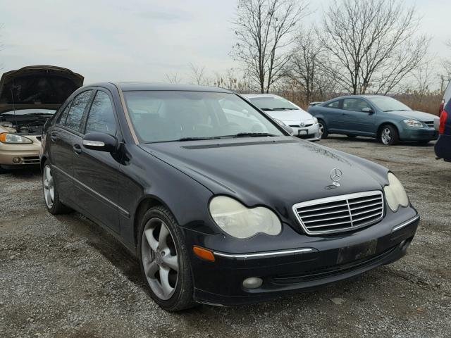 WDBRF40J64F491035 - 2004 MERCEDES-BENZ C 230K SPO BLACK photo 1