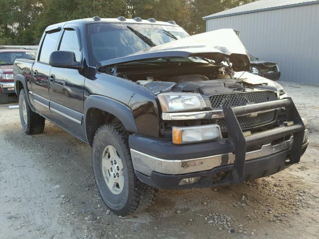 2GCEK13TX51119567 - 2005 CHEVROLET SILVERADO BLACK photo 1