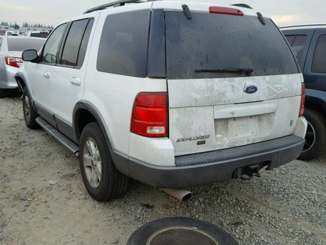 1FMDU63W03UC63378 - 2003 FORD EXPLORER X WHITE photo 3