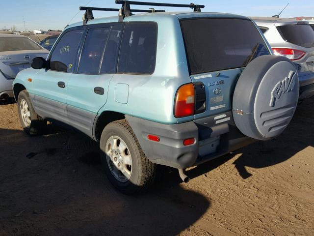 JT3GP10V9V0009111 - 1997 TOYOTA RAV4 BLUE photo 3