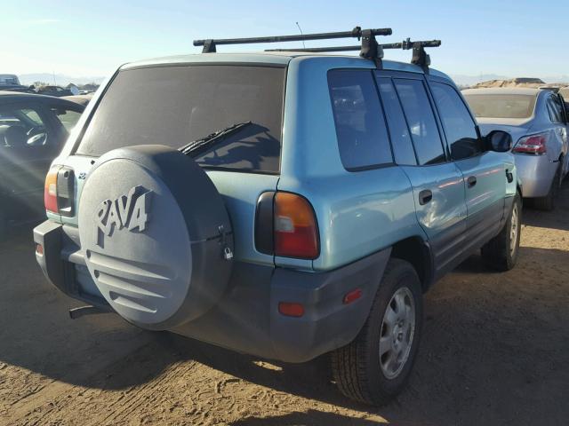 JT3GP10V9V0009111 - 1997 TOYOTA RAV4 BLUE photo 4