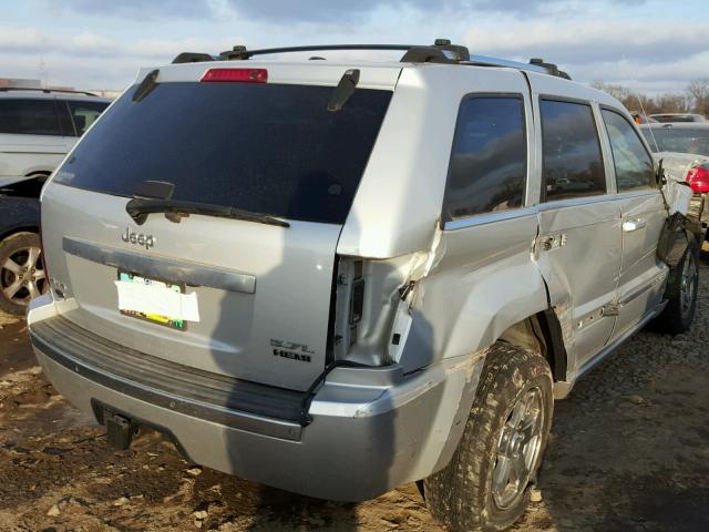 1J8HR68236C322195 - 2006 JEEP GRAND CHER SILVER photo 4