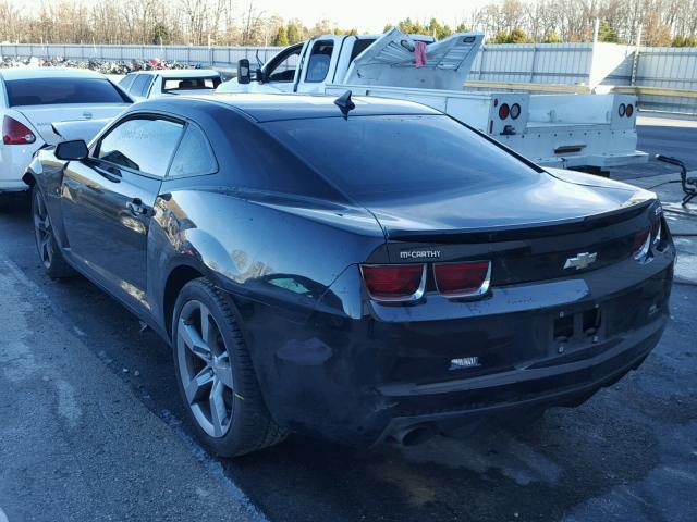 2G1FS1EW3B9127236 - 2011 CHEVROLET CAMARO SS BLACK photo 3