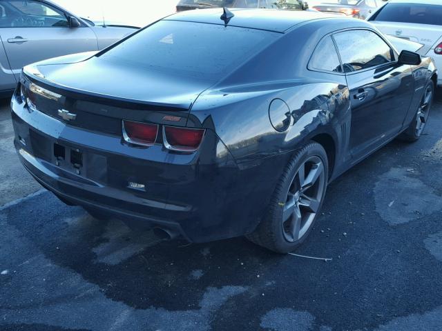 2G1FS1EW3B9127236 - 2011 CHEVROLET CAMARO SS Negro foto 4