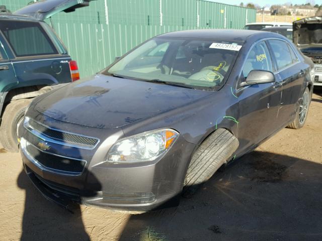 1G1ZA5EU7BF183175 - 2011 CHEVROLET MALIBU LS GRAY photo 2