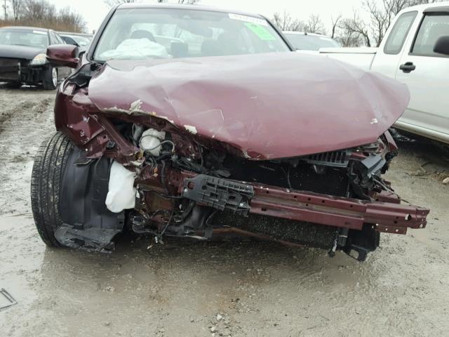 1HGCR2F89DA165929 - 2013 HONDA ACCORD EXL MAROON photo 9