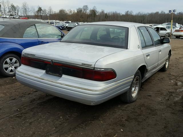 2MELM75W8SX693619 - 1995 MERCURY GRAND MARQ SILVER photo 4