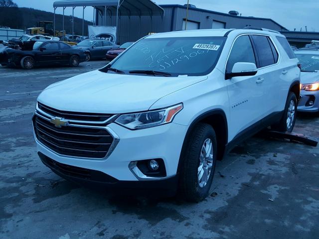 1GNERGKW5JJ129067 - 2018 CHEVROLET TRAVERSE L WHITE photo 2