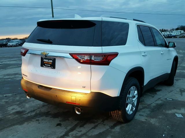 1GNERGKW5JJ129067 - 2018 CHEVROLET TRAVERSE L WHITE photo 4