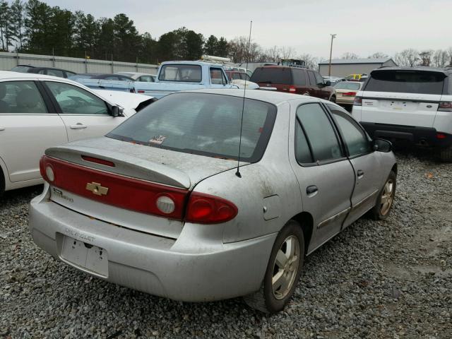 1G1JF52F247204595 - 2004 CHEVROLET CAVALIER L GRAY photo 4