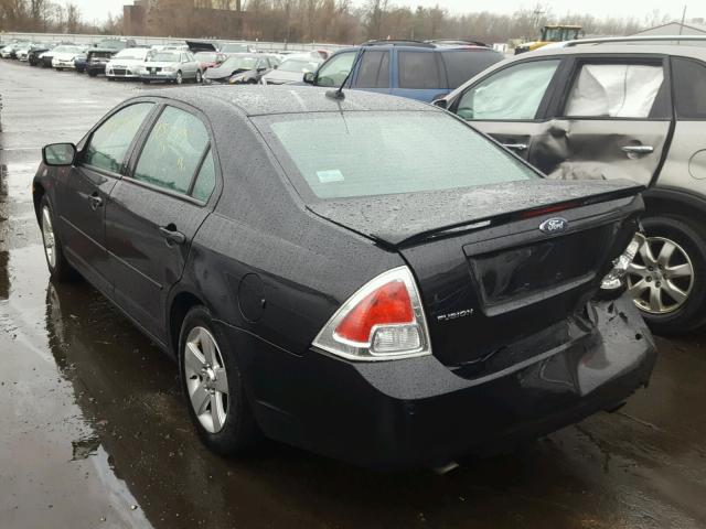 3FAHP01189R156991 - 2009 FORD FUSION SE BLACK photo 3