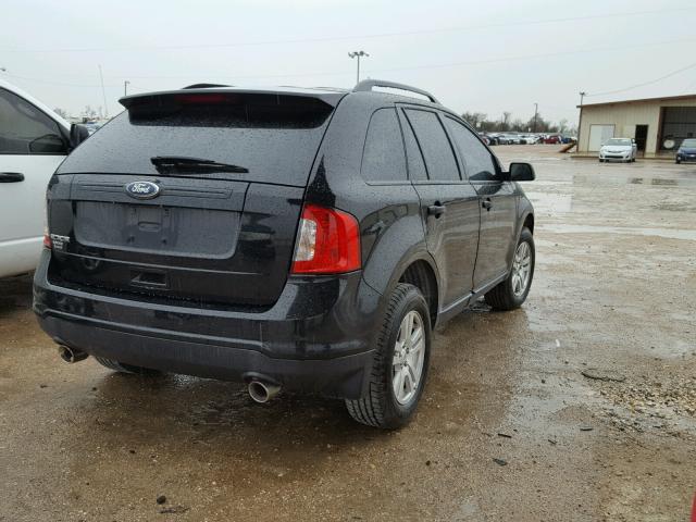 2FMDK3GC4BBB66757 - 2011 FORD EDGE SE BLACK photo 4