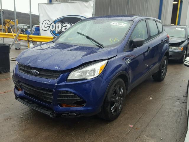 1FMCU0F77GUC87213 - 2016 FORD ESCAPE S BLUE photo 2