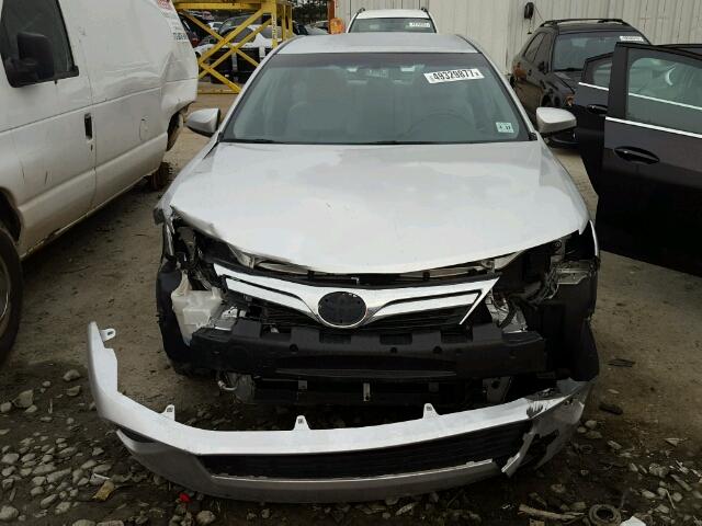 4T4BF1FK3CR204795 - 2012 TOYOTA CAMRY BASE SILVER photo 9