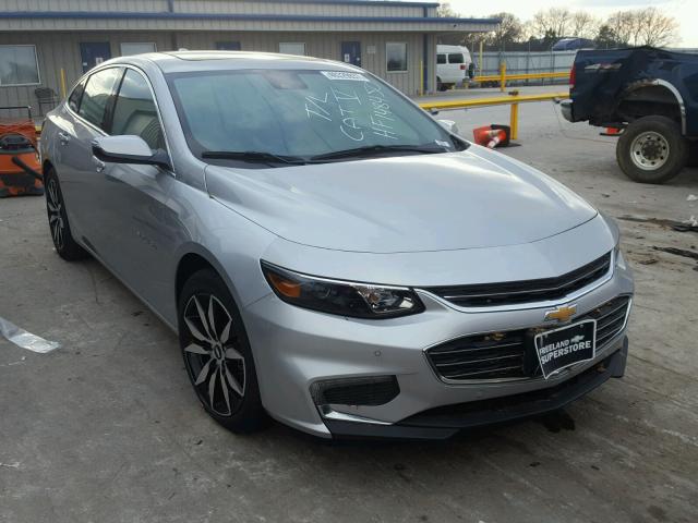 1G1ZE5ST3HF148450 - 2017 CHEVROLET MALIBU LT SILVER photo 1