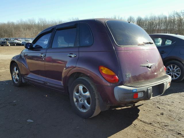 3C8FY4BB51T660739 - 2001 CHRYSLER PT CRUISER MAROON photo 3