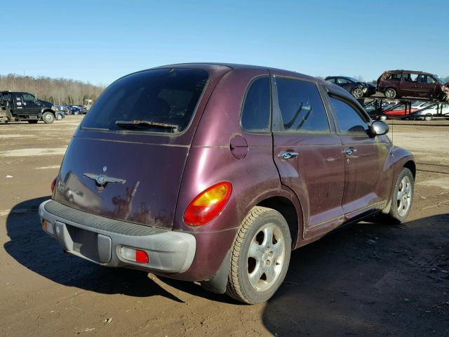 3C8FY4BB51T660739 - 2001 CHRYSLER PT CRUISER MAROON photo 4