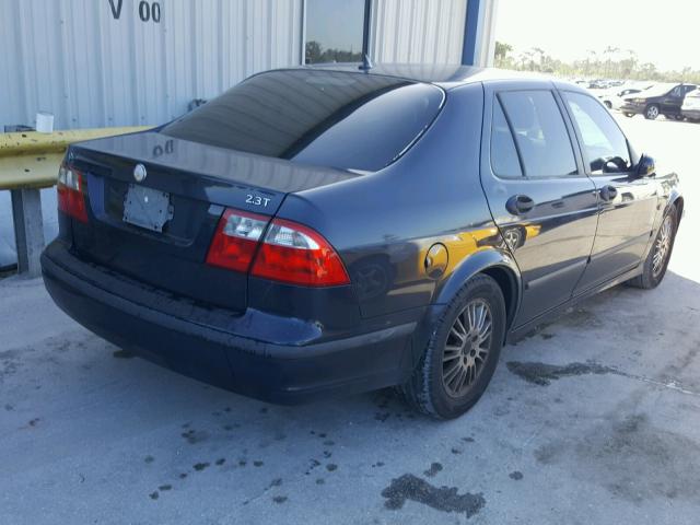 YS3ED49A553518519 - 2005 SAAB 9-5 ARC BLUE photo 4