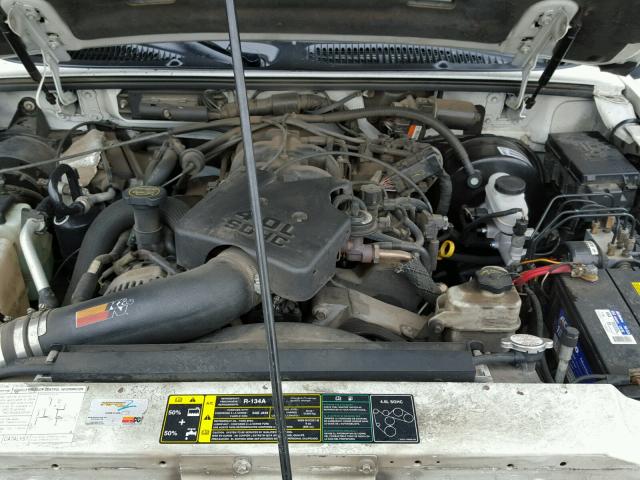 1FMZU77K64UA97470 - 2004 FORD EXPLORER S WHITE photo 7