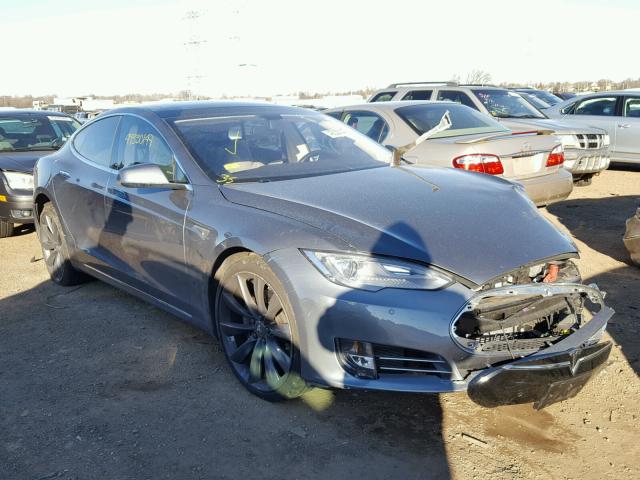 5YJSA1H15EFP36014 - 2014 TESLA MODEL S CHARCOAL photo 1