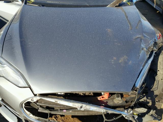 5YJSA1H15EFP36014 - 2014 TESLA MODEL S CHARCOAL photo 7