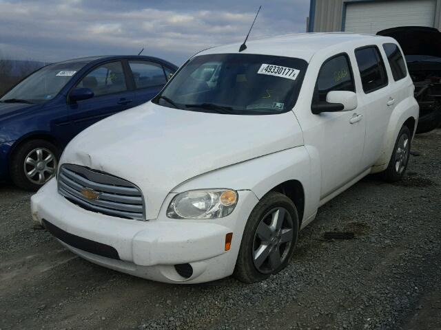 3GNBABFW9BS573088 - 2011 CHEVROLET HHR LT WHITE photo 2