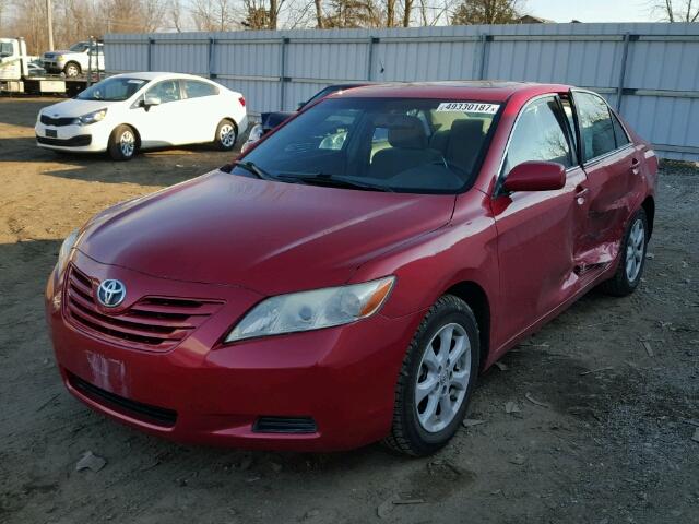 4T4BE46K19R098084 - 2009 TOYOTA CAMRY BASE RED photo 2