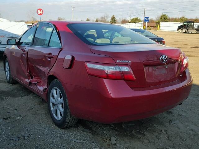 4T4BE46K19R098084 - 2009 TOYOTA CAMRY BASE RED photo 3