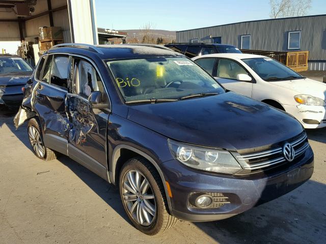 WVGBV7AXXCW568011 - 2012 VOLKSWAGEN TIGUAN S BLUE photo 1